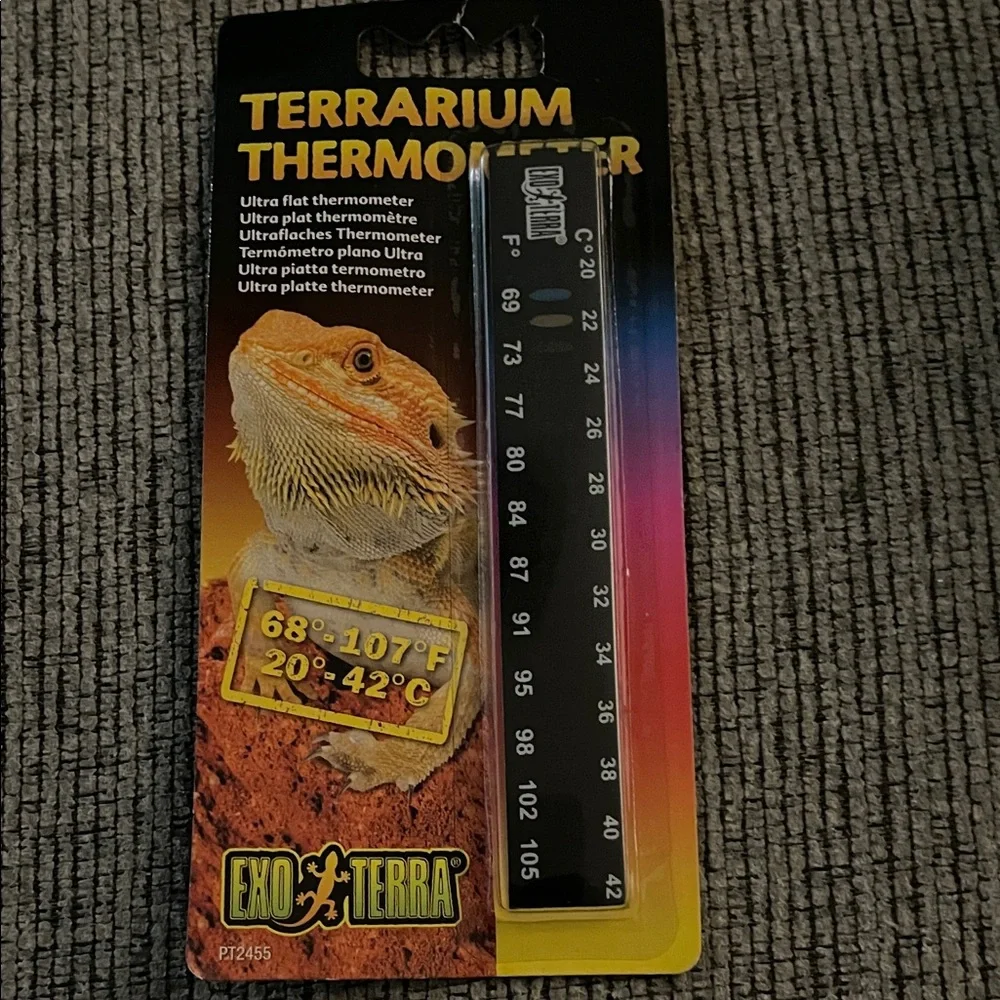 Terrarium Thermometer - Black